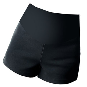 Maternity pants wear spring, autumn and winter new high-waisted slim belly-supporting elastic shorts small black leggings
