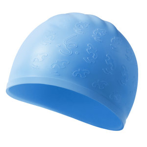 
Rushan children's silicone swimming cap is enlarged and not slim. Men and women students training waterproof winter swimming cap summer swimming cap