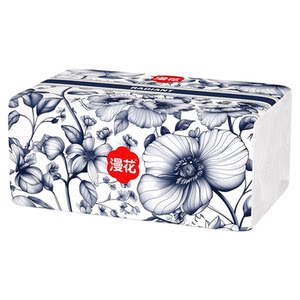 
Manhua Guofeng high-quality tissue paper 280 sheets/400 sheets household paper towels and napkins large pack native wood pulp thickened