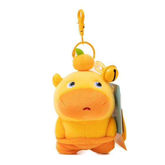 
Genuine Capybara Lulu plush baby doll pendant school bag keychain pendant doll birthday gift for girls