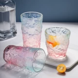 Ледниковая татуировка стеклянная чашка для водяной чашки женская стакана -кофейная чашка с пивной чашкой с высокой температурой с высокой температурой. Теплостойкость