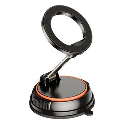 Vacuum adsorption magnetic vehicle-mounted mobile phone holder