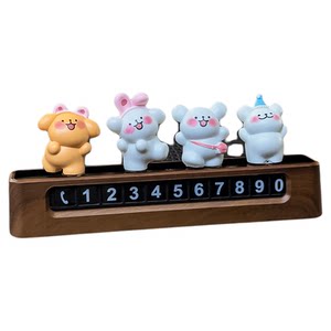 
Car phone number double number car temporary parking number plate 2025 Internet celebrity high-end touch piece creative license plate female