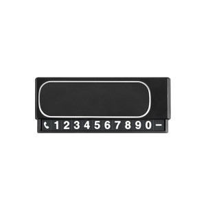 
New telescopic temporary parking license plate car moving car number plate creative high-end hidden temporary parking license plate