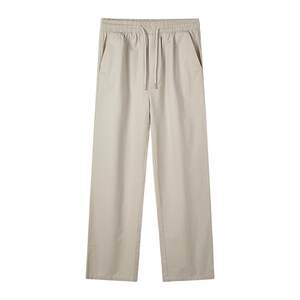 
Pull back pure cotton overalls men's spring 2026 new sports casual trousers men's loose straight pants men