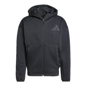 
adidas adidas black label uniform hooded jacket spring and autumn men's warm zipper knitted jacket JE7538