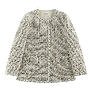 
[Shanhua] Luxury virgin wool mohair artistic tweed hand-knitted small fragrant woolen jacket-FW128