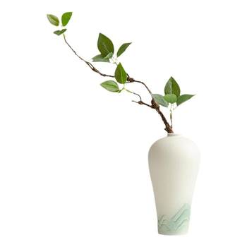 Diange simple vase desktop flower ware Dehua office