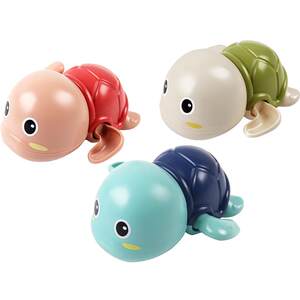 Baby bathing and bathing baby toys educational clockwork little turtle parent-child interaction children girls New Year gift