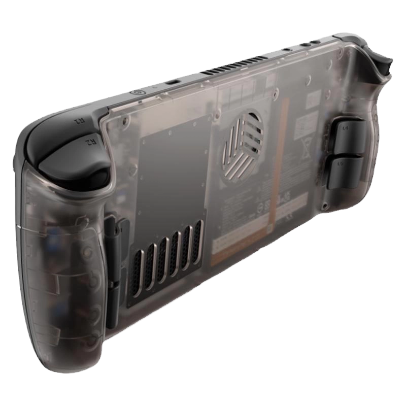 Steam Deck OLED透明開孔後蓋RGB半透後蓋配件掌機保護殼套