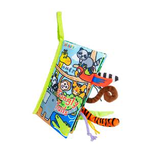 Jollybaby Tail Baba Book Baby and Toddlers can bite 0-6 months baby early teaching benefit toy book