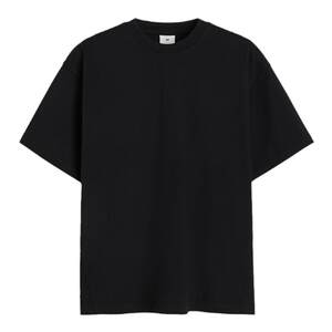 
HM men's and women's T-shirt summer soft simple loose basic inner short base shirt couple wear 1214625