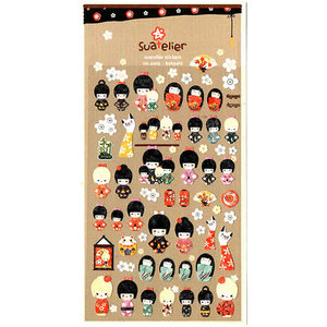 
South Korea SONIA retro ins style gold stamping stickers hand account cute hand account decoration material thermos cup paste paper