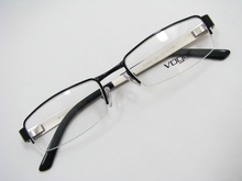Vogue Vogue Модные металлические очки VO3626 Черная рамка Серебряные ноги