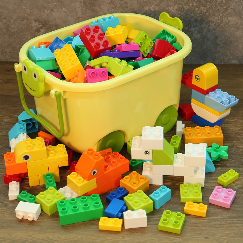 MUSITOY/萌思特 儿童积木宝宝城堡玩具1益智拼装智力2-3-6岁大颗粒5男孩4动脑拼图