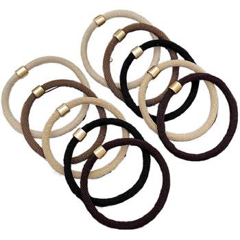 
Headband women's high-end adult rubber band leather case hair ring