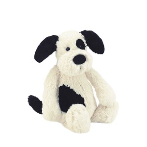British Jellycat Rafflesia puppy black and white puppy pirate dog plush toy doll birthday gift