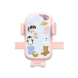 Line puppy cute girl electric car mobile phone holder