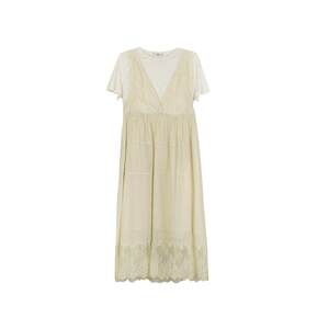 
TALASA silk cotton fake two-piece design dress 2024 new lace splicing romantic literary temperament long dress