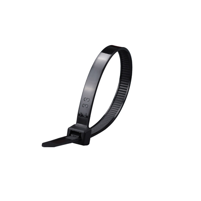 Kabelbinders plastic nylon stropdas 200 stuks zwart 5 x 300 kabel stropdas sluiting ring 3 x 200 kabelbinder rits wraps riem nylon kabelbinder set kabelbinder (kleur: 3 x 100 mm