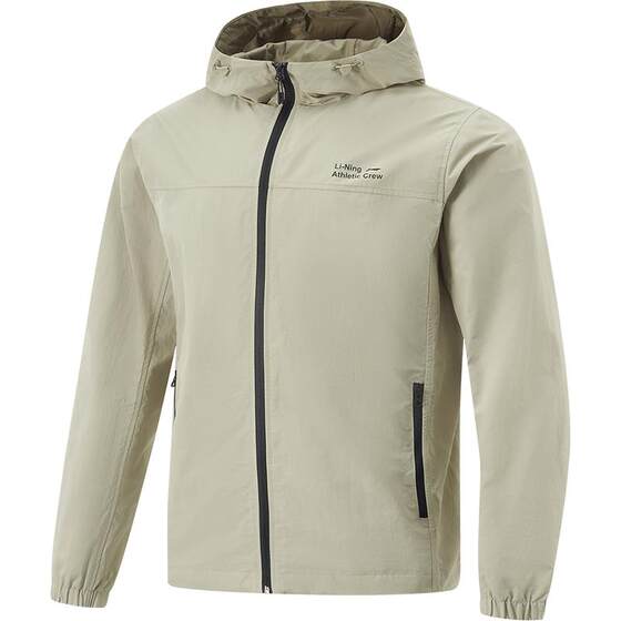 
Li Ning Lotus Leaf Wind Men's Spring New Outdoor Skin Clothing Soft Shell Hooded Jacket Windproof Clothing Sports Jacket Top