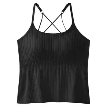 
Sling vest with inner and outer wear beauty back bra integrated pad