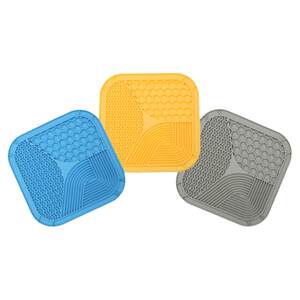 
Pet slow food mat licking plate slow food bowl dog licking mat puppy bowl licking mat cat silicone Fengrong toy