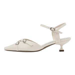 
Aokang women's shoes, new summer retro pointed one-strip fashion sandals temperament wine glass root commuter shoes