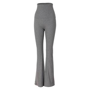 
DCW high-elastic sports boot-cut pants for women, tight-fitting, slimming Pilates yoga pants, running training, fitness bag hip pants