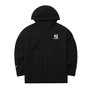 
[Self-operated] MLB jacket men's and women's new casual top loose sportswear black hooded jacket trendy