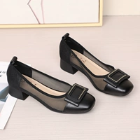 Универсальные сандалии, комфортная сетчатая дышащая обувь для матери, из натуральной кожи