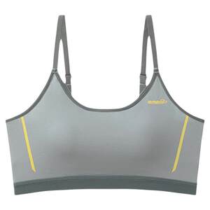 
Adolescent 1218-year-old middle and high school girls' bra without rims, spaghetti straps, sports bra, shock-proof fixed cup