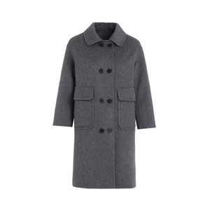 
Classic Story 2025 New Winter Sheep Wool Double-sided Wool Coat Women's Double-Breasted Mid-Length Wool Coat