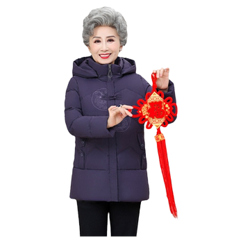 Yalu western style grandma down jacket