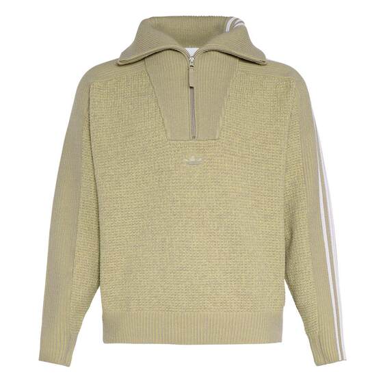 
High collar loose, comfortable and fashionable half-zip sports sweater sweater for men and women adidas adidas clover