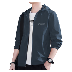 Jordan Trench Coat Coat Men's Hooded Thin Top 2025 Spring and Autumn New Official Men's Shock Clothes Sportswear
