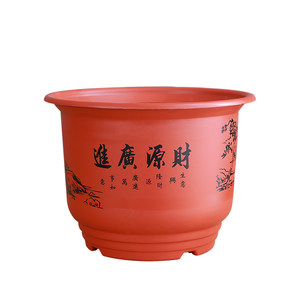 Thicked imitation purple sand plastic flower pot large simple resin farming flowering vegetables, the top courtyard of the balcony