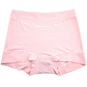 Daisi Girl Underwear High -waisted Platinating Modal Modal Packing H buttocks comfortable, breathable fine stripes thin girl bottom pants
