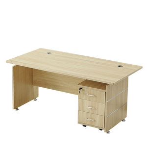 
Desk computer table and chair combination 1.4 meters single boss supervisor desk office company employee position simple