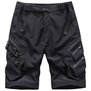 VIP multi -pocket machine energy workstor shorts men's summer large size leisure pants speed dry motion in the pants INS tide brand