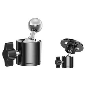 
Mobile phone bracket accessories metal pant 1/4 screws to 17mm universal ball head universal camera photography outdoor live broadcast expansion tripod modified magnetic head multifunction 360 top shot rotation