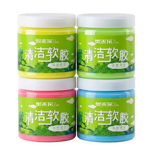 Cleaning soft rubber car supplies, car interior, vehicle multi -functional sticky dust, dust, dust, cleaning mud, cleaning keyboard artifact