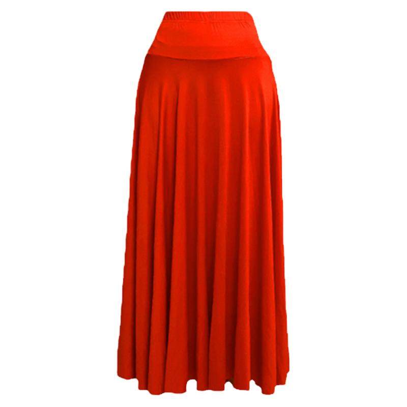 DOREVIA Lange Buikdansrok Voor Dames - 720 Graden Tribal Rok Van Satijn