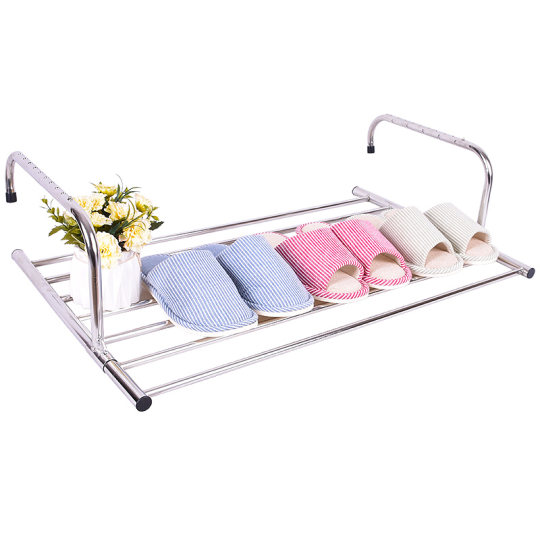 Telescopic Folding Drying Rack for Shoes and Clothes - Balcony ...