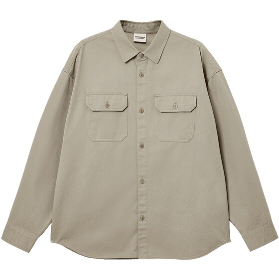 
Jack Jones men's autumn new work shirt casual pocket jacket long sleeve shirt men's handsome jacket