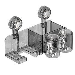 [No damage to the wall] Suction cup lid storage rack