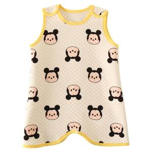
Baby sleeveless sleeping bag, baby vest-style anti-kick quilt, spring, autumn and summer children's one-piece vest, thickened belly protection for all seasons
