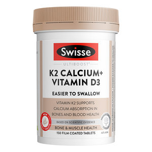 Swisse Calcium Citrate for Men, Women, Middle-aged and Elderly Women, Pregnant Women, Vitamin D3K2 Mini Calcium Tablets Official Authentic Product