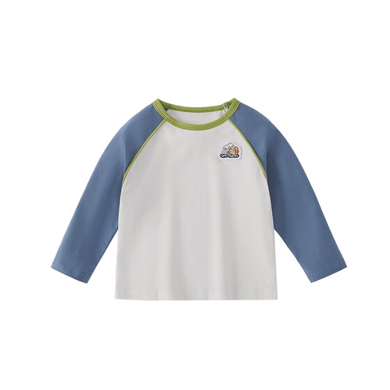 
[7A Antibacterial] Boys' Bottoming Shirt Baby Spring Top Boy's Outdoor Loose Spring Clothing 6 Children's Long Sleeve T-Shirt