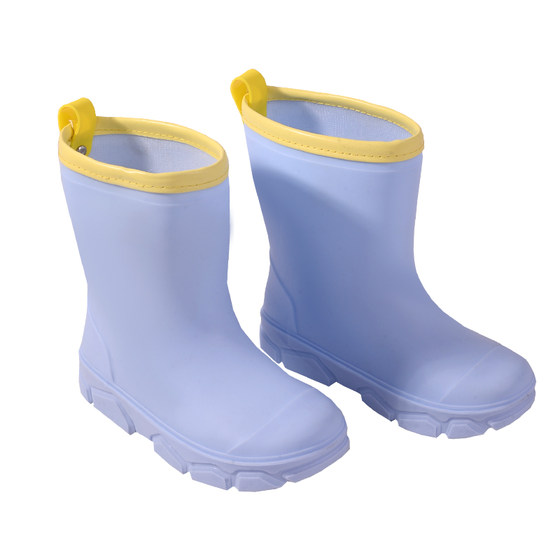 
Children's rain boots for boys and girls, non-slip and wear-resistant, middle-aged and older children's waterproof rubber shoes for kindergarten group building
